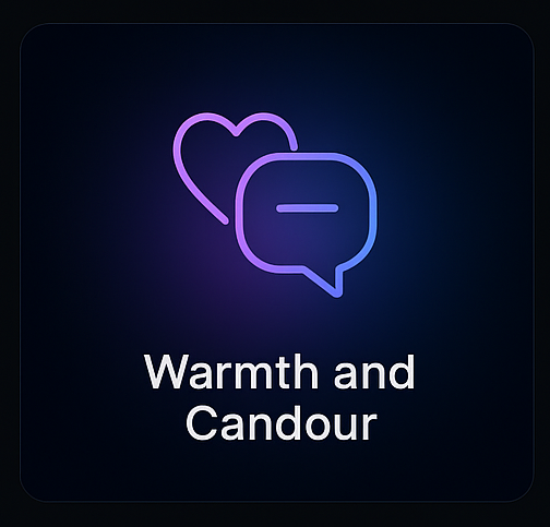 Warmth and candour